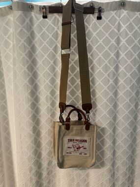 True Religion Mini Logo Tote Bag